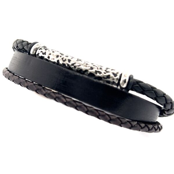 Leder-Armband | 3-reihig 4-203616-001