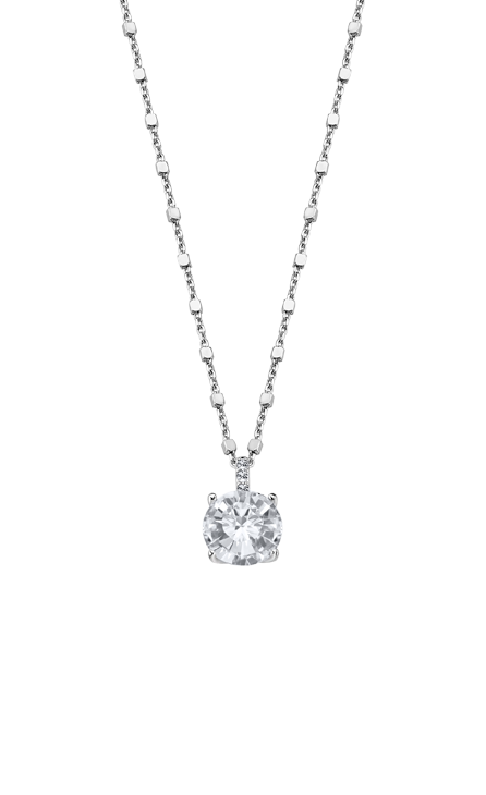 LOTUS SILVER DAMEN 925 SILBER HALSKETTE LP2005-1/1 CHARMING LADY SWAROVSKI®