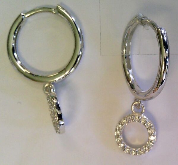 Creolen Silber 925 rhodiniert 5-213826-001