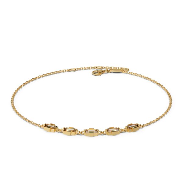 Armband Baguette vergoldet TA113-G – Bild 2
