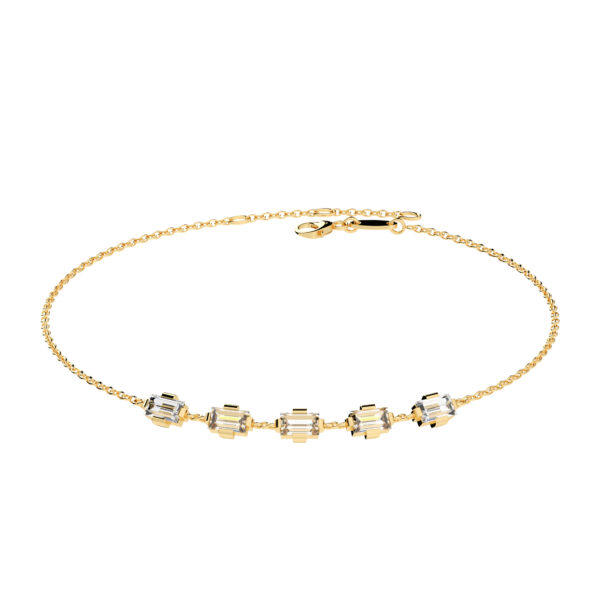Armband Baguette vergoldet TA113-G