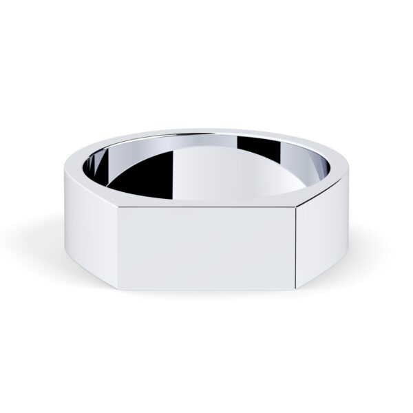 Siegelring rechteckig Silber TMR007-S-64 – Bild 2
