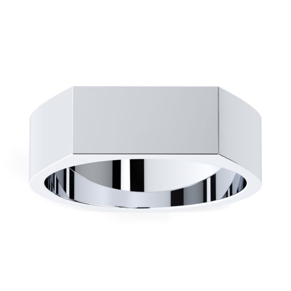 Siegelring rechteckig Silber TMR007-S-64 – Bild 4