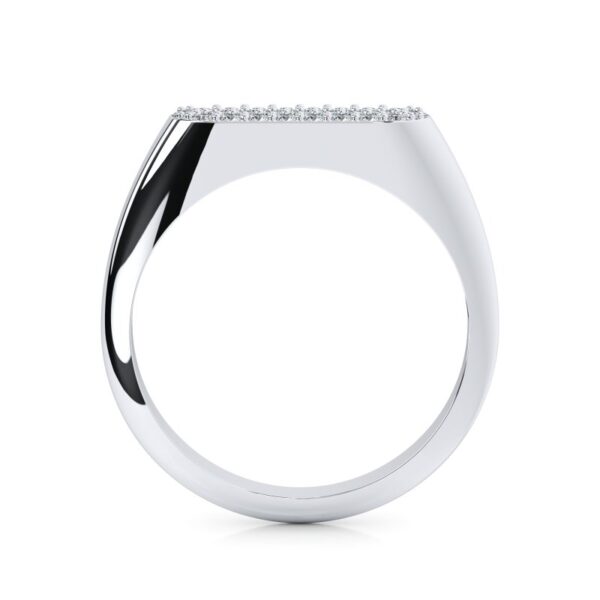 Ring oval Pavé Silber TR134-S-54 – Bild 2