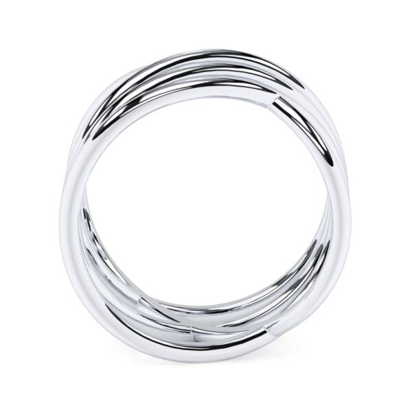 Ring Silberstränge dreireihig Silber TR139-S-56 – Bild 2