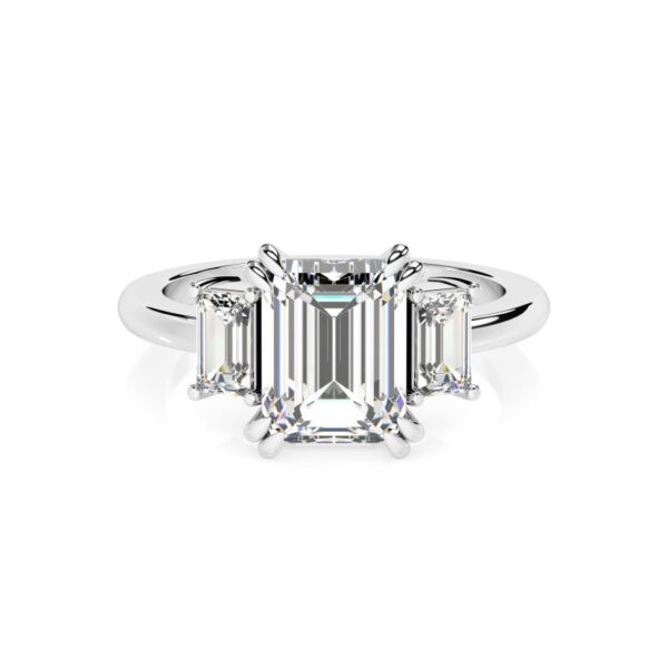 Ring Zirkonia Emerald-Cut Silber TR140-S-56 – Bild 3