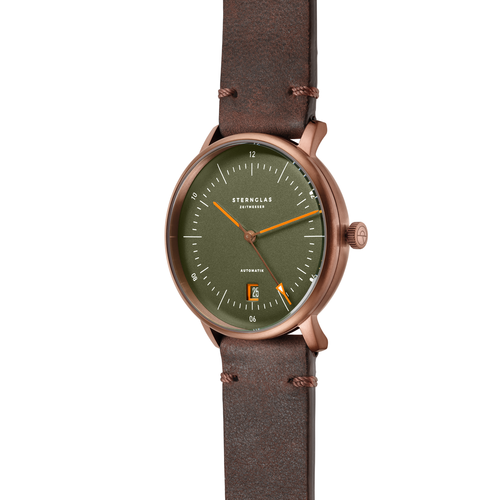 STERNGLAS NAOS Edition Bronze Automatik Limitiert S02-NAR19-VI17 – Bild 2