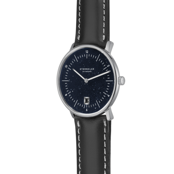 Sternglas Naos Edition Aventurin blau / schwarz S01-NAN40-BR02 – Bild 2