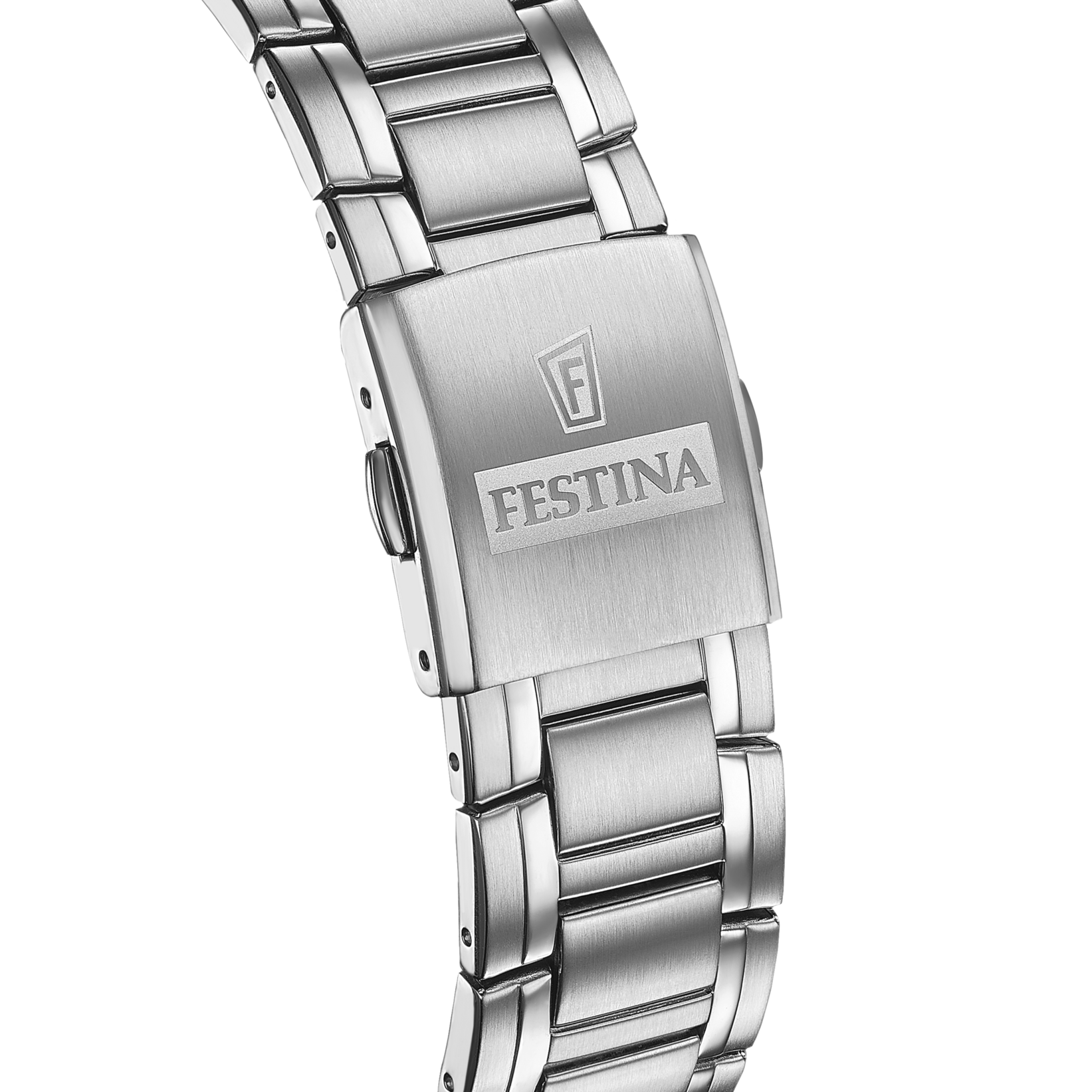 FESTINA HERREN UHR TIMELESS CHRONOGRAPH F20704/4 BLAU EDELSTAHL ARMBAND – Bild 3